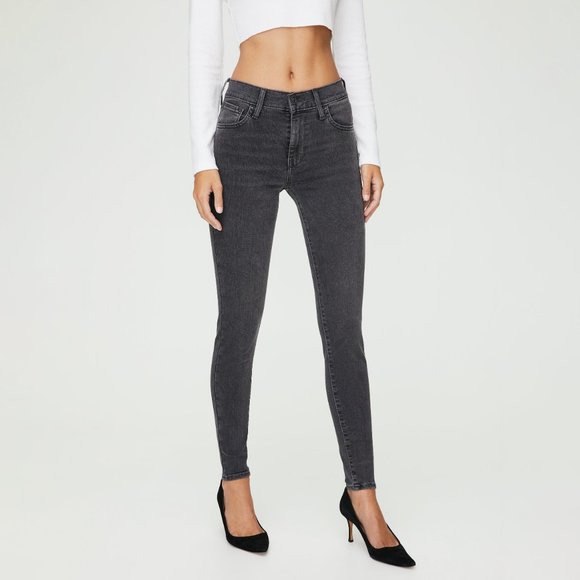 Levi's Denim - Levi's High Rise Skinny Grey Jeans Grey